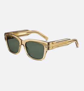 CD Diamond S2I • Translucent Yellow Rectangular Sunglasses