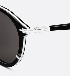 DiorBlackSuit R7U BioAcetate • Black Pantos Sunglasses