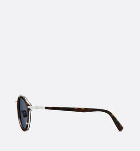 DiorBlackSuit R7U BioAcetate • Brown Tortoiseshell-Effect Pantos Sunglasses