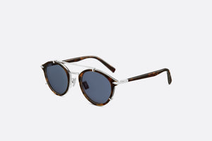 DiorBlackSuit R7U BioAcetate • Brown Tortoiseshell-Effect Pantos Sunglasses
