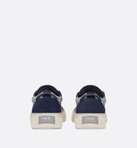 B33 Sneaker • Navy Blue Dior Oblique Jacquard and Suede