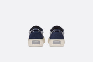 B33 Sneaker • Navy Blue Dior Oblique Jacquard and Suede