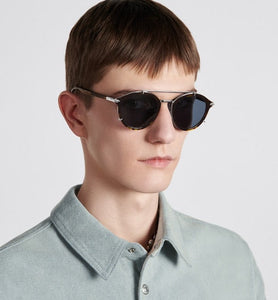DiorBlackSuit R7U BioAcetate • Brown Tortoiseshell-Effect Pantos Sunglasses