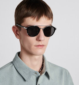 DiorBlackSuit R7U BioAcetate • Black Pantos Sunglasses