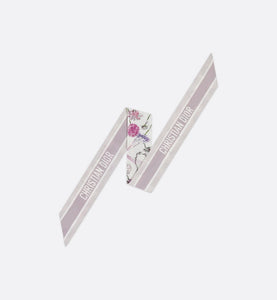 ABCDior K Knautia - Kaléidoscope Mitzah Scarf • Ivory Multicolor Silk Twill