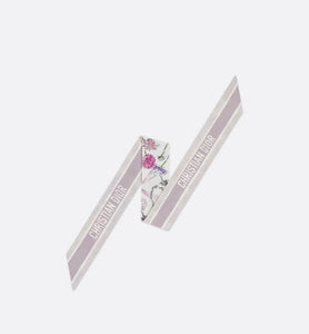 ABCDior K Knautia - Kaléidoscope Mitzah Scarf • Ivory Multicolor Silk Twill