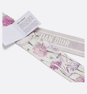 ABCDior K Knautia - Kaléidoscope Mitzah Scarf • Ivory Multicolor Silk Twill