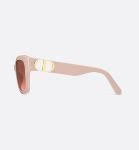 30Montaigne S8U • Beige-Pink Square Sunglasses