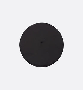 Dior Arty Dior Oblique Beret with Bow • Black Technical Cotton