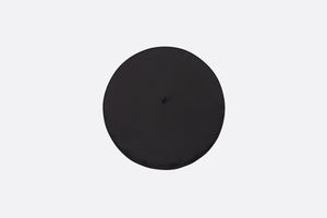 Dior Arty Dior Oblique Beret with Bow • Black Technical Cotton