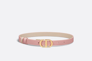 30 Montaigne Reversible Belt • Antique Pink and Powder Beige Smooth Calfskin, 20 MM