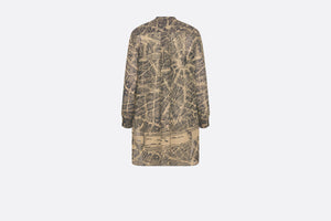 Blouse • Beige and Black Cotton Voile with Plan de Paris Motif