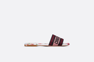 Dway Slide • White Multicolor Florilegio Embroidered Cotton