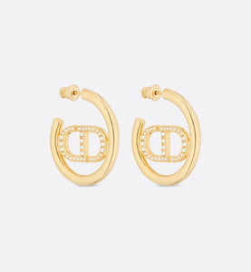 30 Montaigne Earrings • Gold-Finish Metal and White Resin Pearls