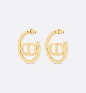 30 Montaigne Earrings • Gold-Finish Metal and White Resin Pearls