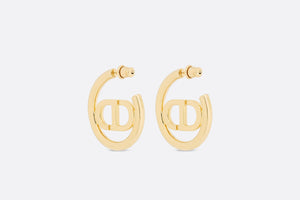 30 Montaigne Earrings • Gold-Finish Metal and White Resin Pearls