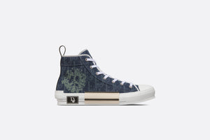 DIOR TEARS B23 High-Top Sneaker • Blue Dior Oblique and Peace Sign Dior Tears Denim