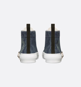 DIOR TEARS B23 High-Top Sneaker • Blue Dior Oblique and Peace Sign Dior Tears Denim