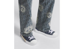 DIOR TEARS B23 High-Top Sneaker • Blue Dior Oblique and Peace Sign Dior Tears Denim