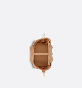 Small Dior Toujours Bag • Medium Tan Macrocannage Calfskin