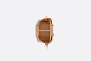 Small Dior Toujours Bag • Medium Tan Macrocannage Calfskin