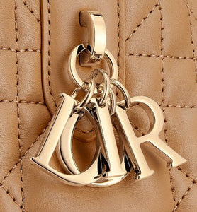 Small Dior Toujours Bag • Medium Tan Macrocannage Calfskin