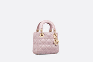 Mini Lady Dior Bag • Lotus Pearlescent Cannage Lambskin