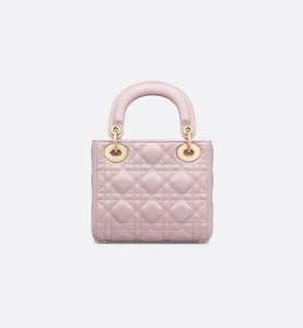 Mini Lady Dior Bag • Lotus Pearlescent Cannage Lambskin