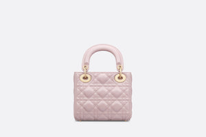 Mini Lady Dior Bag • Lotus Pearlescent Cannage Lambskin