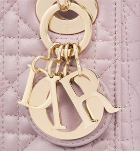 Mini Lady Dior Bag • Lotus Pearlescent Cannage Lambskin