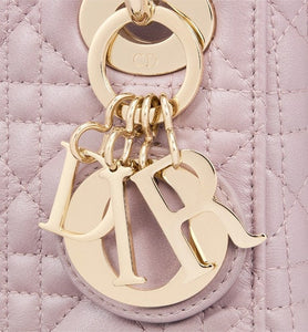 Mini Lady Dior Bag • Lotus Pearlescent Cannage Lambskin