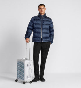 DIOR AND RIMOWA Carry-On Luggage • Gradient Blue Dior Oblique Aluminum