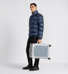 DIOR AND RIMOWA Carry-On Luggage • Gradient Blue Dior Oblique Aluminum