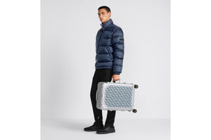 DIOR AND RIMOWA Carry-On Luggage • Gradient Blue Dior Oblique Aluminum