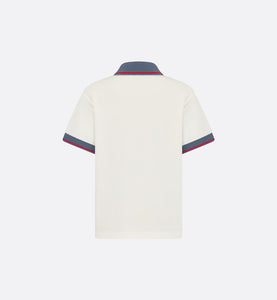 Kid's Polo Shirt • Ivory Cotton Piqué