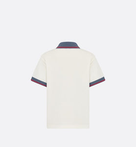 Kid's Polo Shirt • Ivory Cotton Piqué