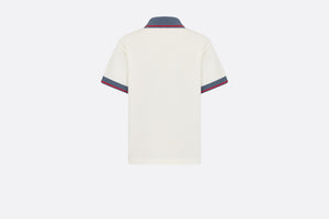 Kid's Polo Shirt • Ivory Cotton Piqué