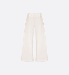 Kid's Loose Pants • Ivory Cotton-Blend Fleece