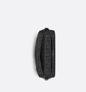 Maxi Safari Bag with Strap • Black Dior Oblique Jacquard
