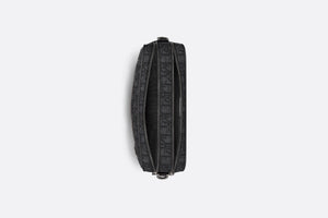 Maxi Safari Bag with Strap • Black Dior Oblique Jacquard