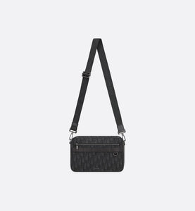 Maxi Safari Bag with Strap • Black Dior Oblique Jacquard Maxi Safari Bag with Strap • Black Dior Oblique Jacquard