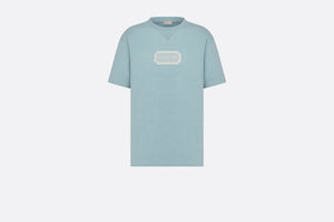 Christian Dior Couture Relaxed-Fit T-Shirt • Blue Cotton Jersey