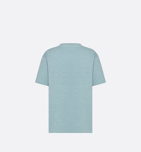 Christian Dior Couture Relaxed-Fit T-Shirt • Blue Cotton Jersey