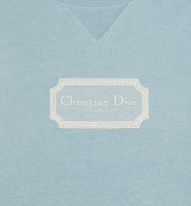 Christian Dior Couture Relaxed-Fit T-Shirt • Blue Cotton Jersey