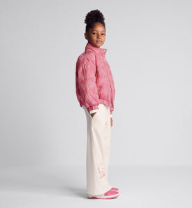 Kid's Loose Pants • Ivory Cotton-Blend Fleece
