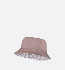 Reversible Dior Oblique Bucket Hat • Plum Technical Fabric