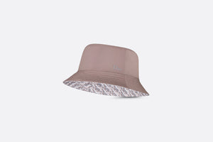 Reversible Dior Oblique Bucket Hat • Plum Technical Fabric