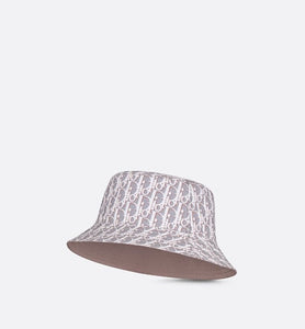 Reversible Dior Oblique Bucket Hat • Plum Technical Fabric