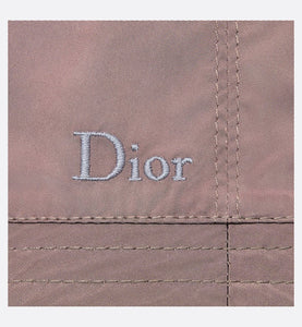 Reversible Dior Oblique Bucket Hat • Plum Technical Fabric