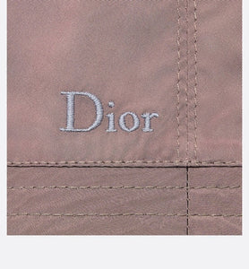 Reversible Dior Oblique Bucket Hat • Plum Technical Fabric